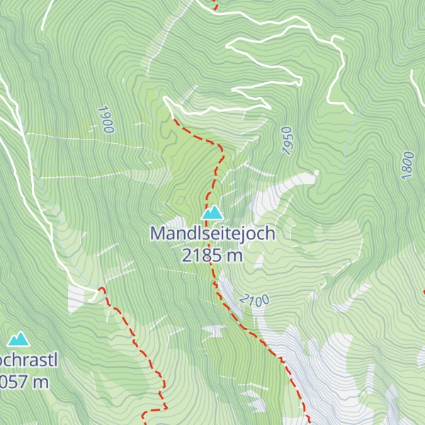 Map of Mandlseitejoch