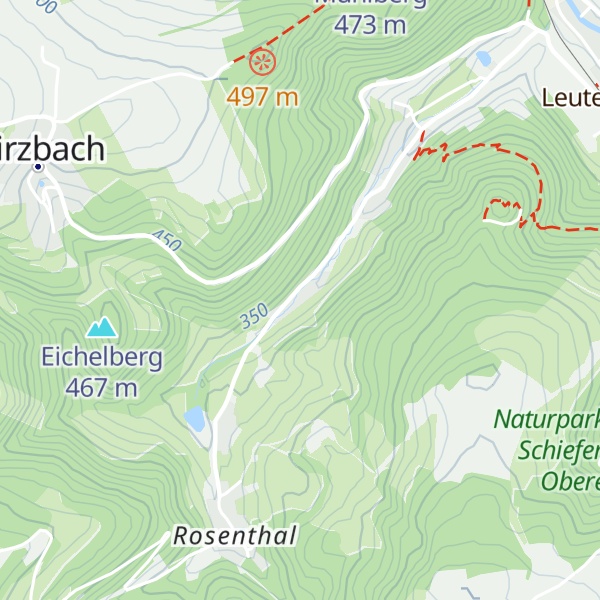Map of Oberhütte