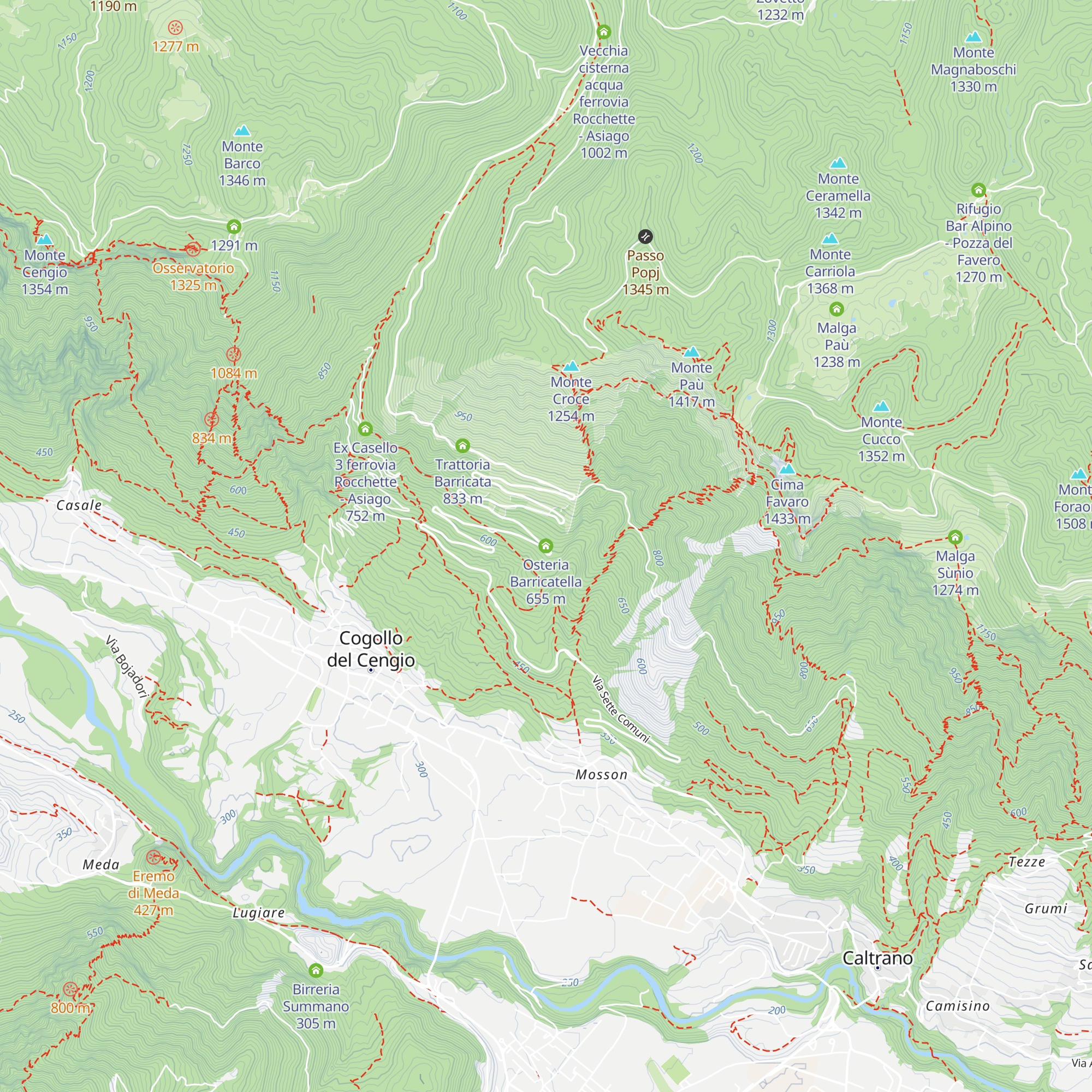 Osteria Barricatella map