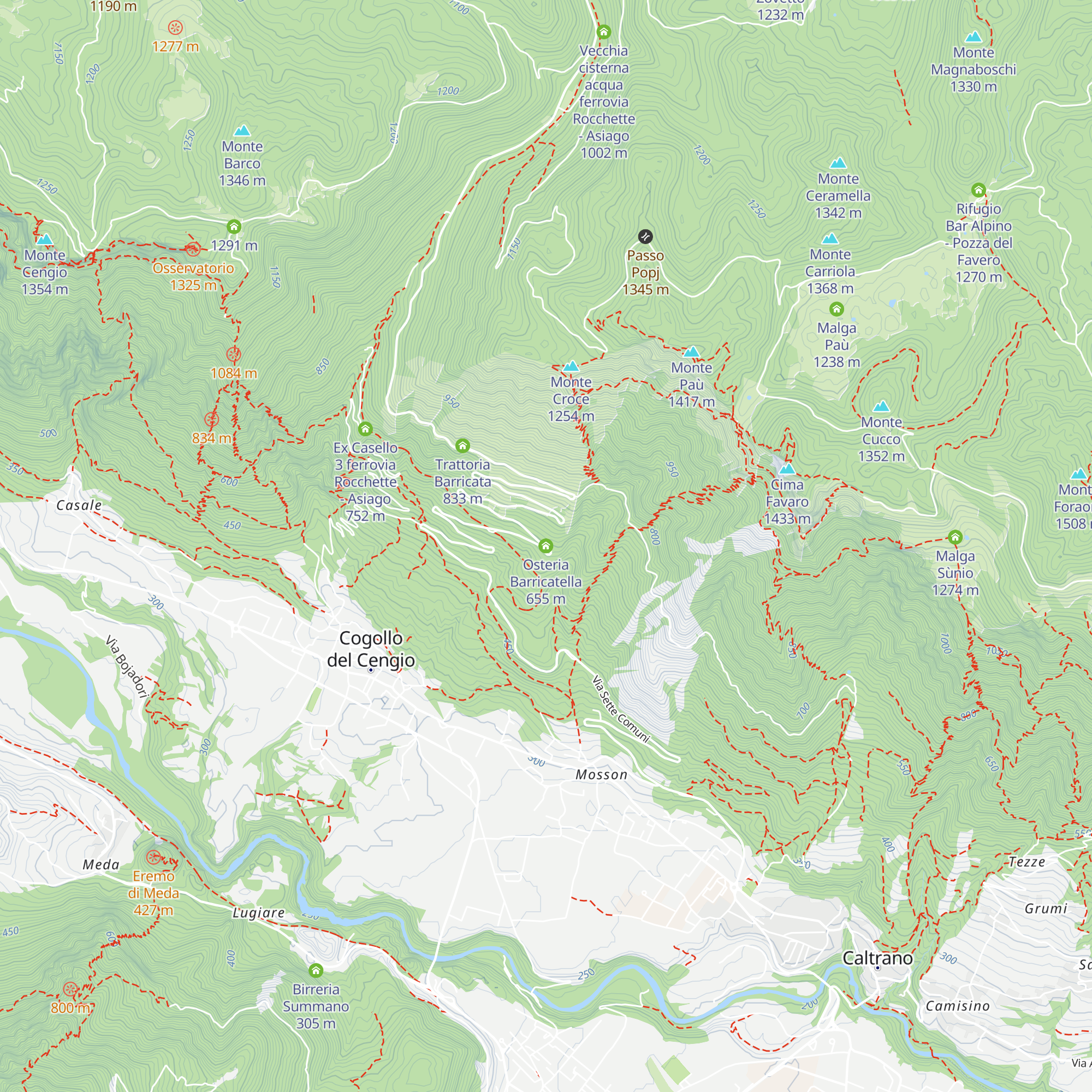 Osteria Barricatella map