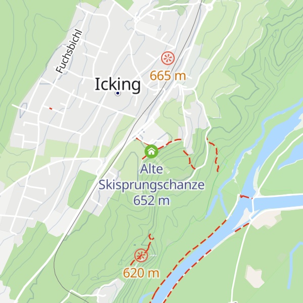 Map of Alte Skisprungschanze