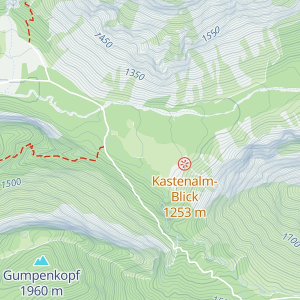 Map of Kastenalm
