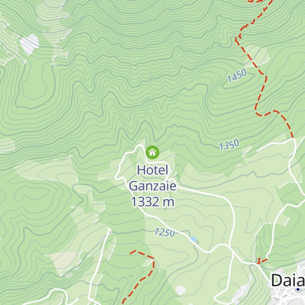 Map of Hotel Ganzaie