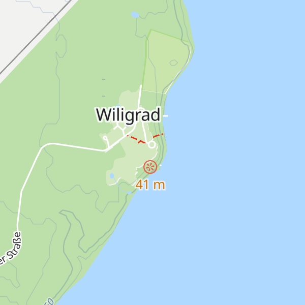 Map of Schloss Wiligrad