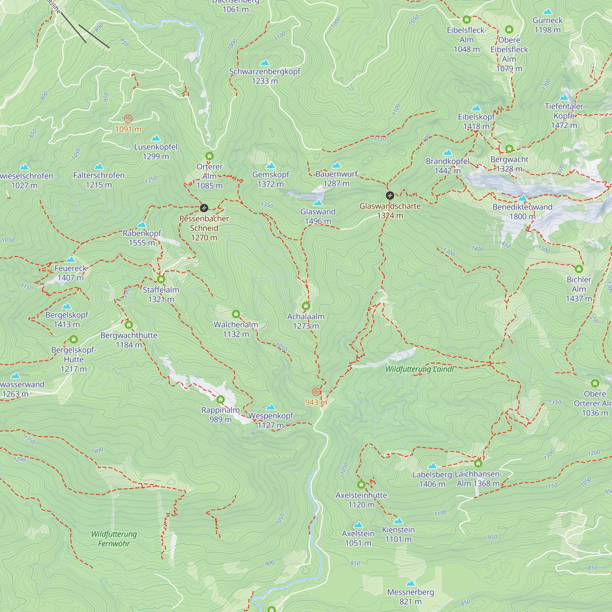 Achalaalm map