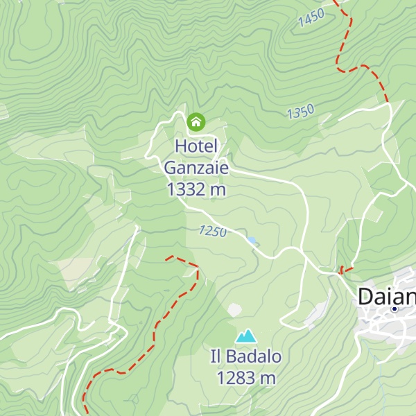 Map of Casa dello Speck da Tito