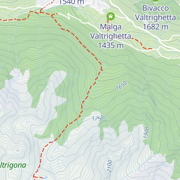 Map of Malga Valtrigona