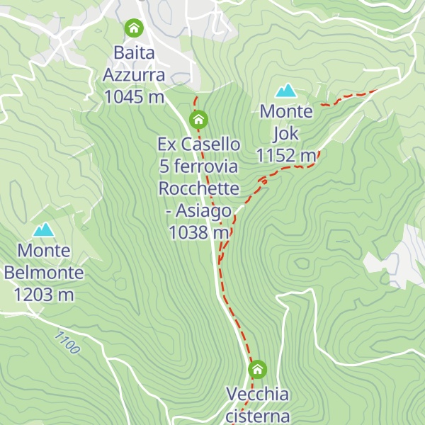 Map of Casetta Rossa