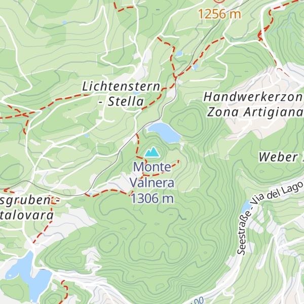 Map of Monte Valnera
