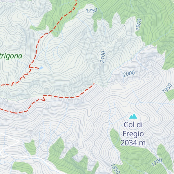 Map of Monte Pastronezze