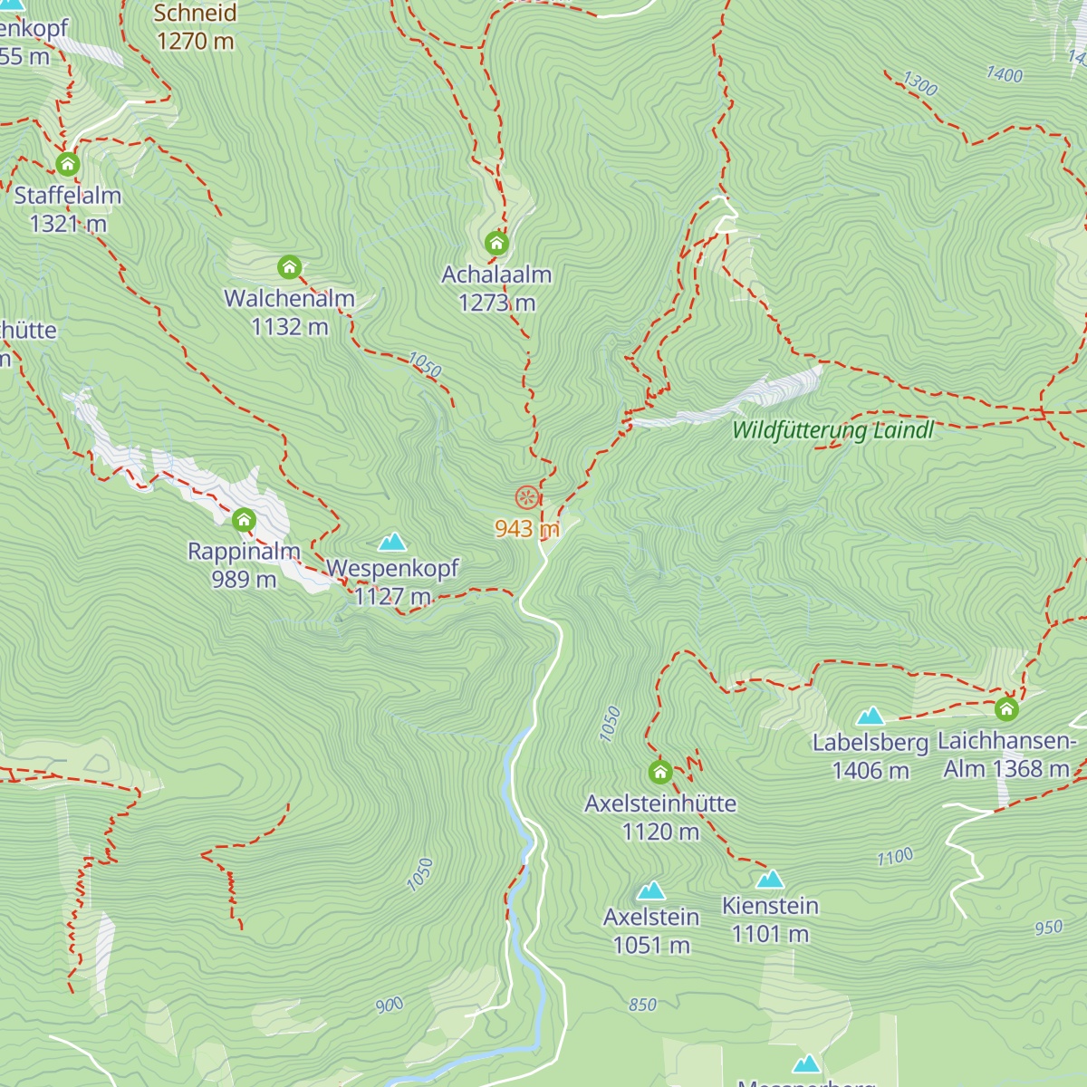 Lainlalm map