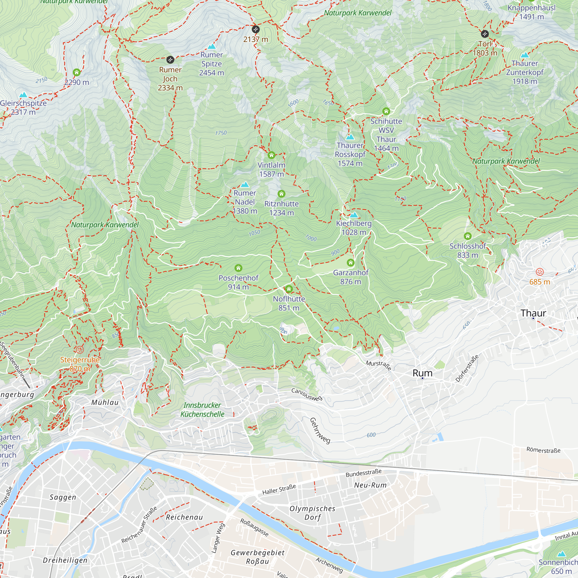 Noflhütte map