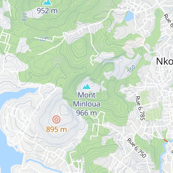 Map of Mont Minloua