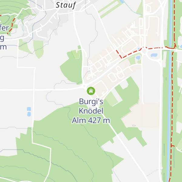 Map of Burgi's Knödel Alm
