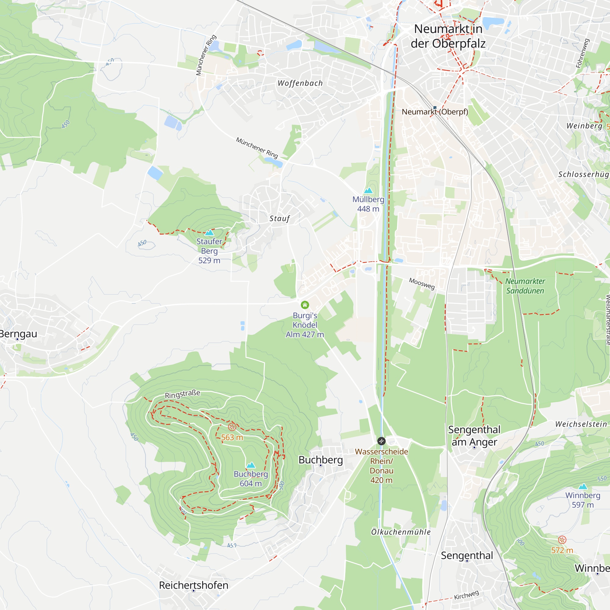 Burgi's Knödel Alm map