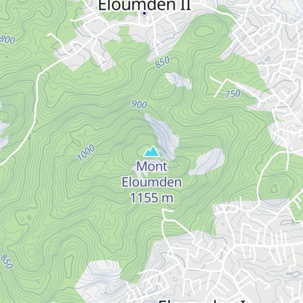 Map of Mont Eloumden