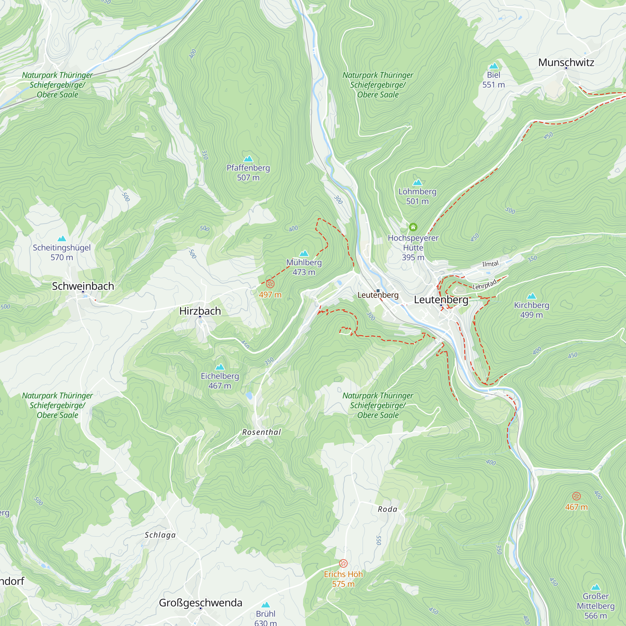 Unterhütte map