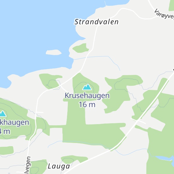 Map of Krusehaugen