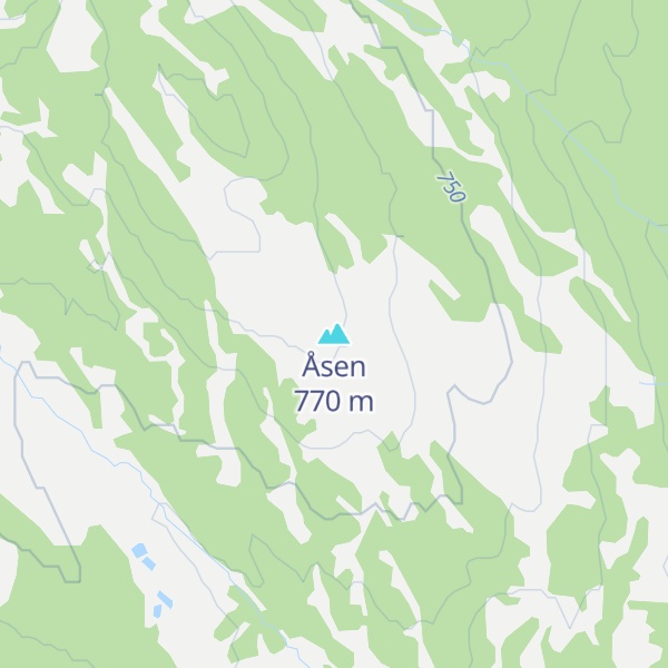 Map of Åsen