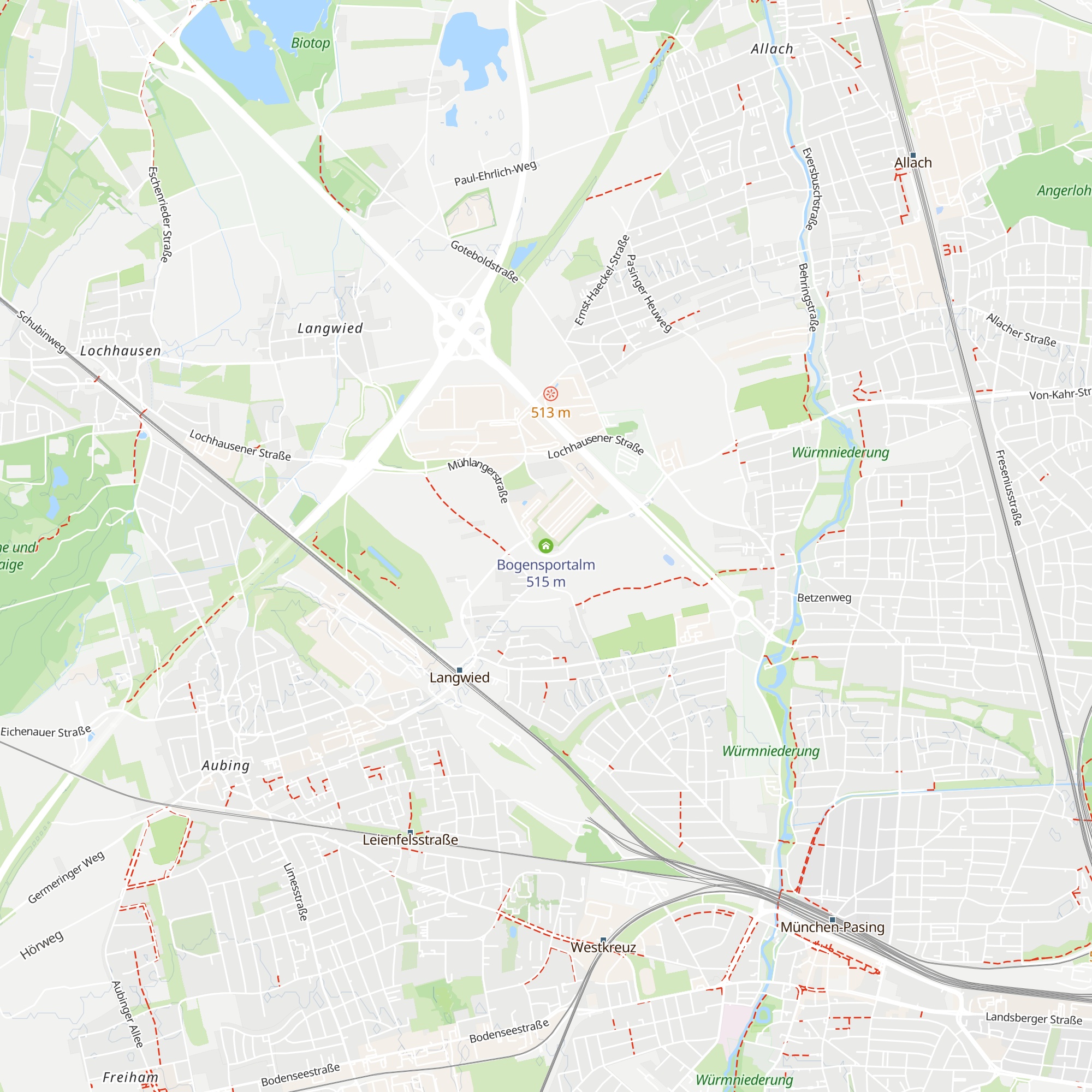 Bogensportalm map