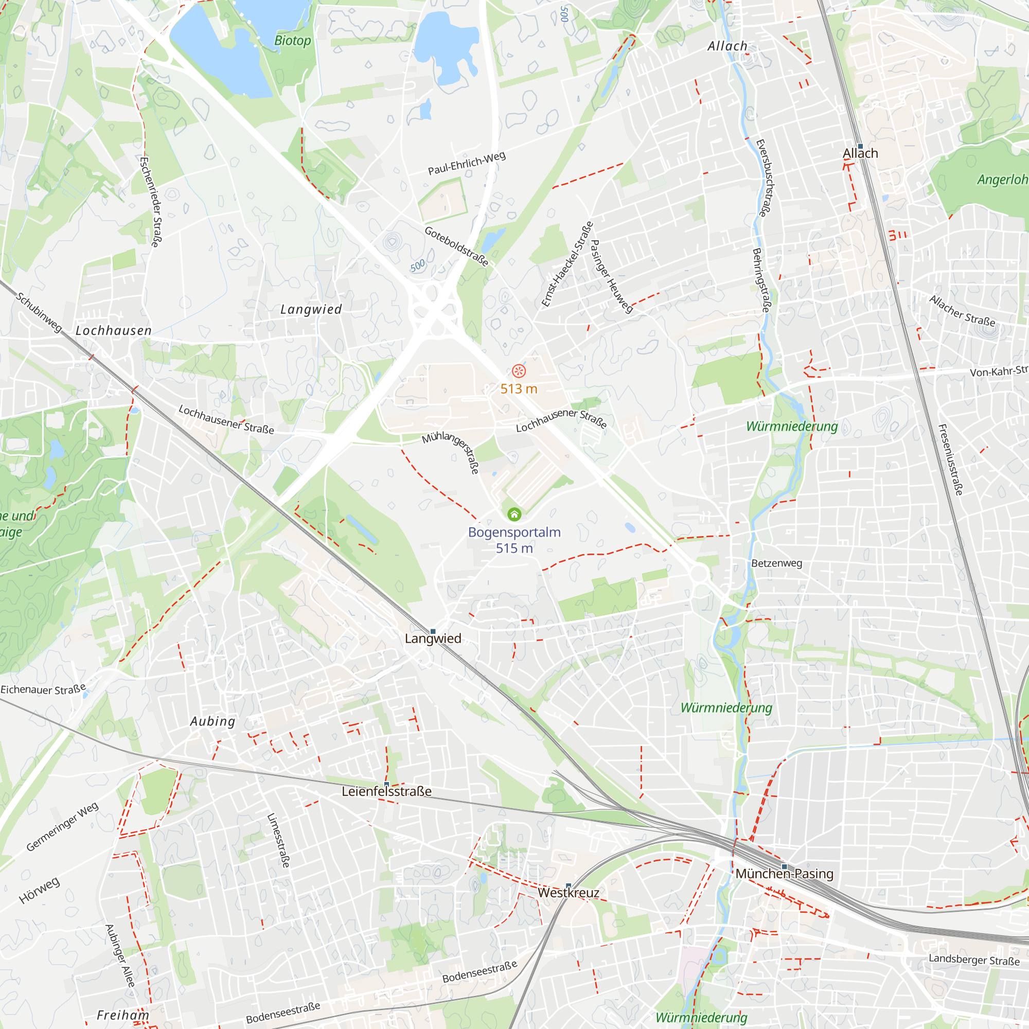 Bogensportalm map