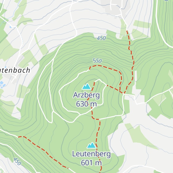 Map of Arzberg
