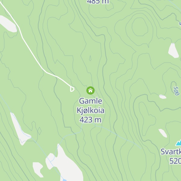 Map of Gamle Kjølkoia