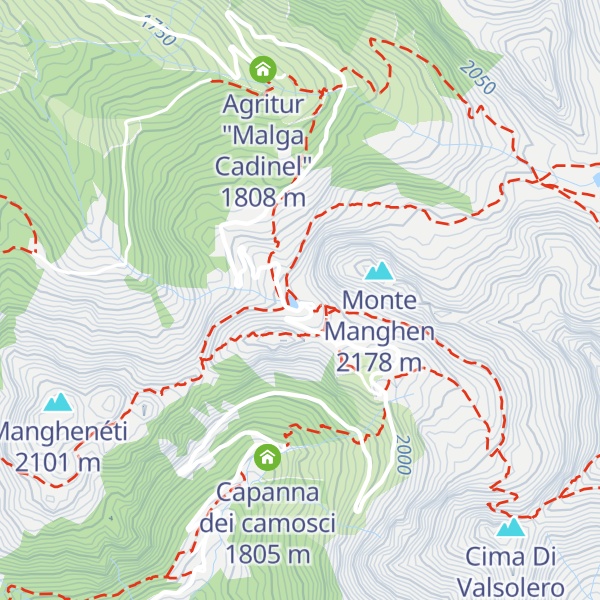 Map of Baita Manghen Hütte