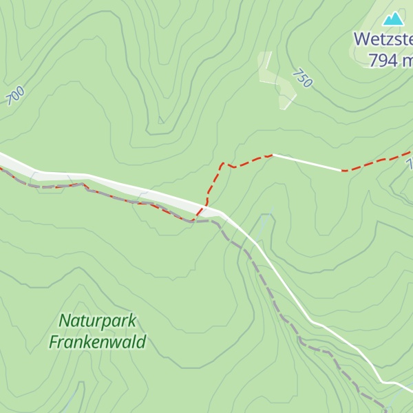 Map of Kurfürstenstein Hütte