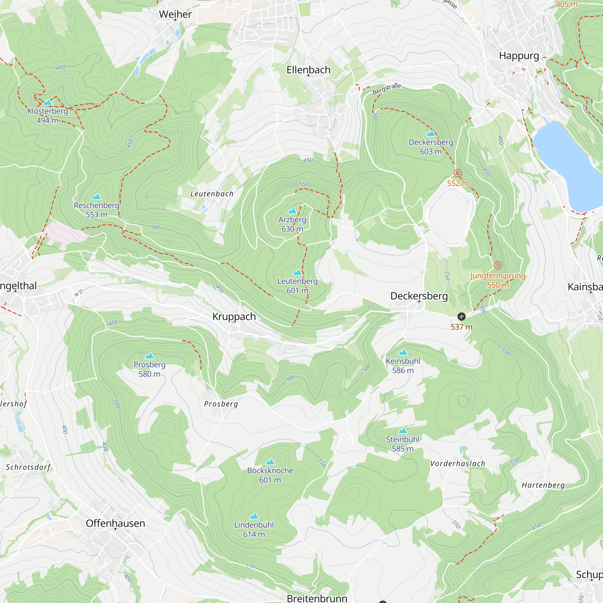 Edelweißhütte map