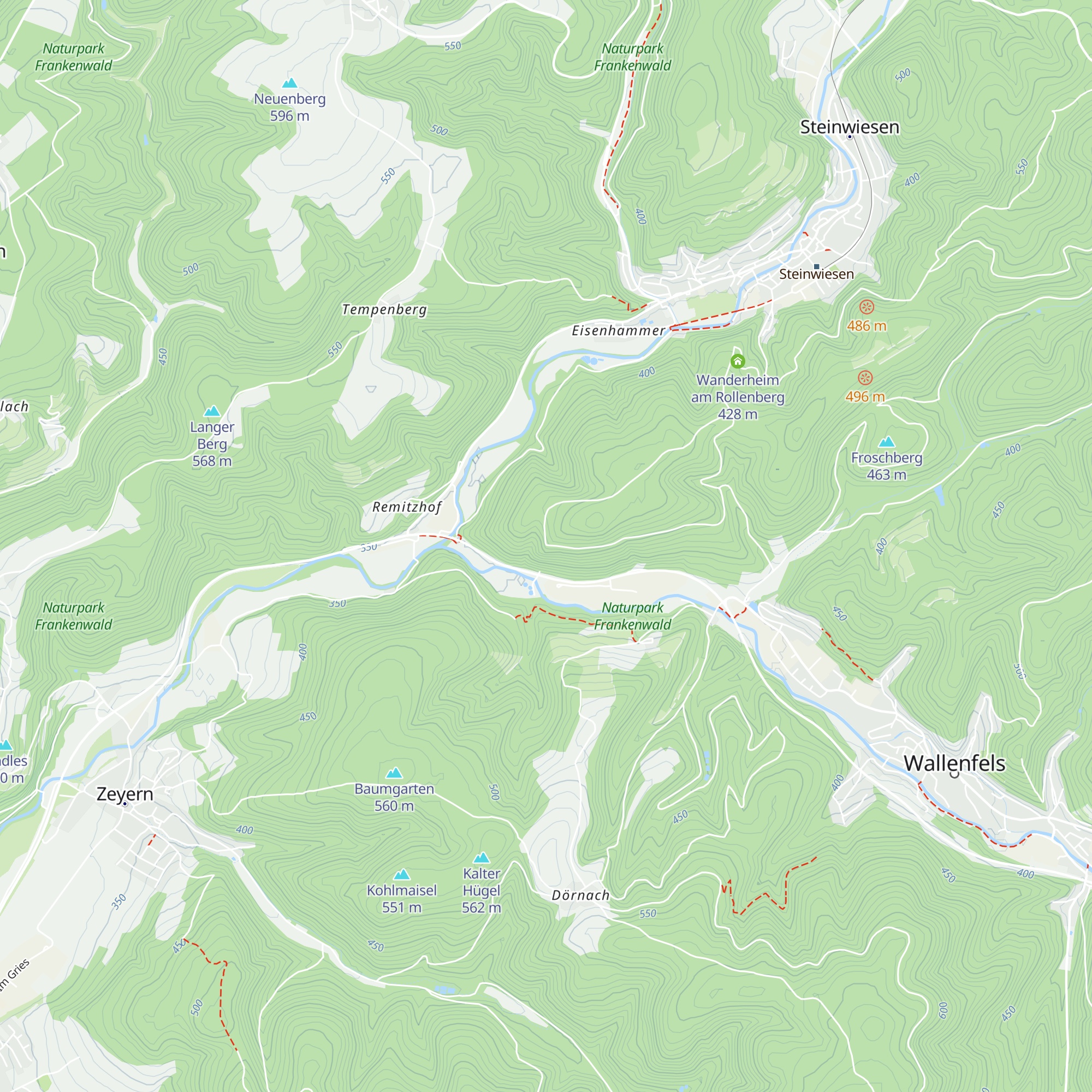 Silberberghütte map