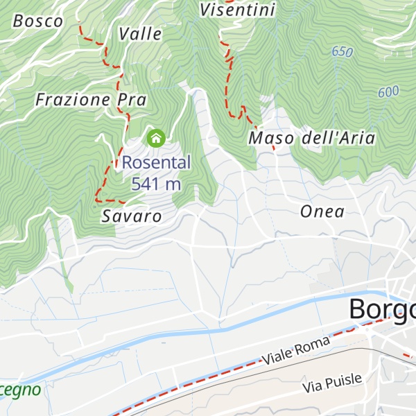 Map of Villa Argentina