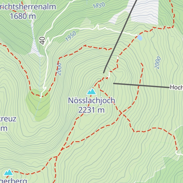 Map of Nösslachjoch
