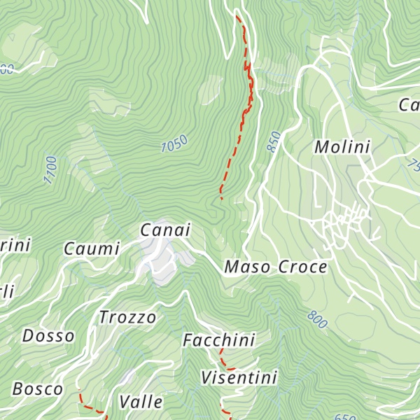 Map of Colle San Marco