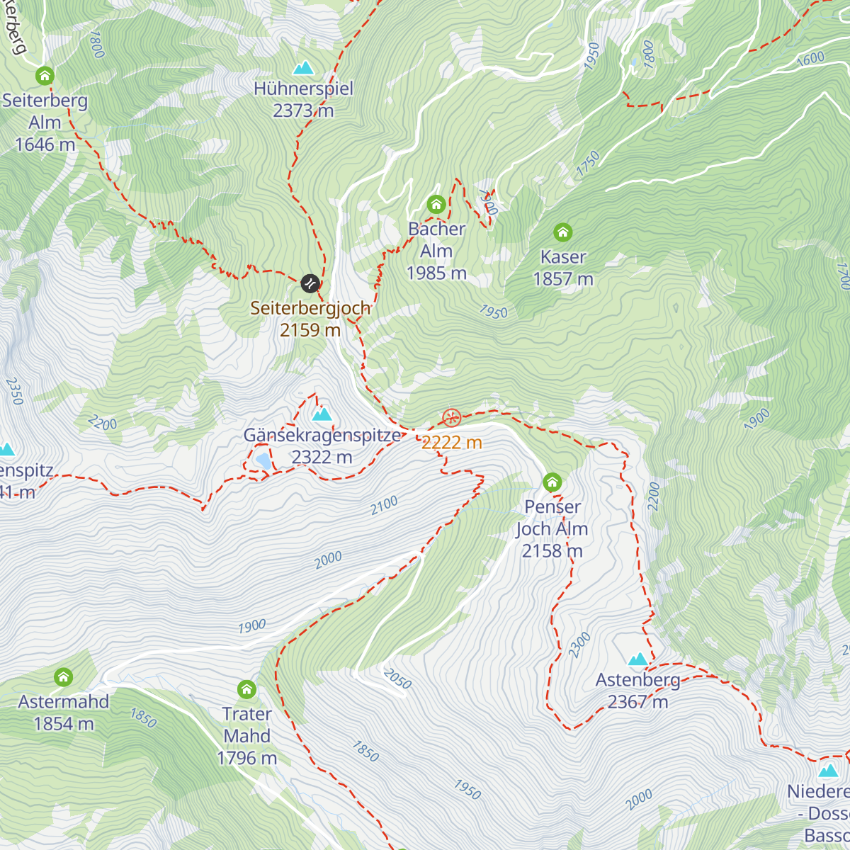 Alpenrosenhof map