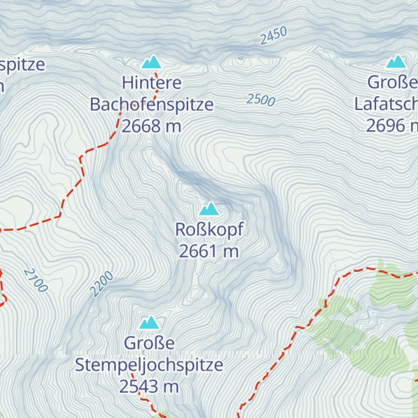 Map of Roßkopf