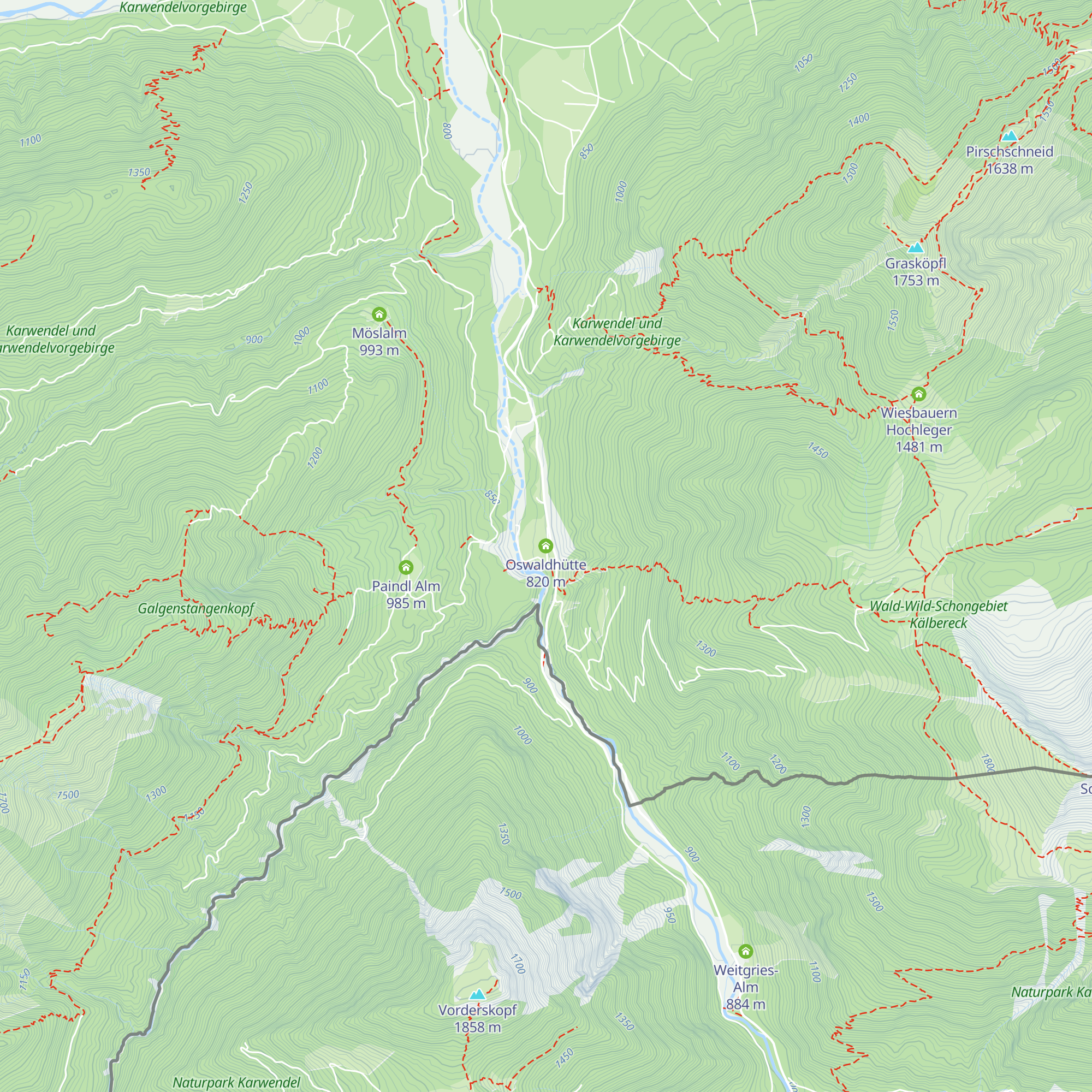 Oswaldhütte map