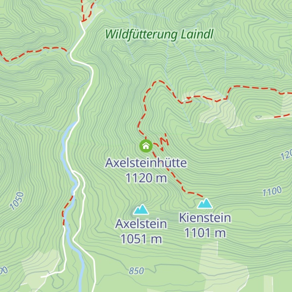 Map of Axelsteinhütte