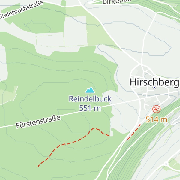 Map of Reindelbuck