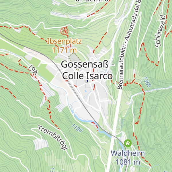 Map of Tourismusverein Gossensaß