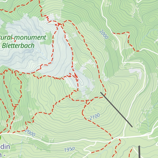 Map of Weißhorn - Corno Bianco