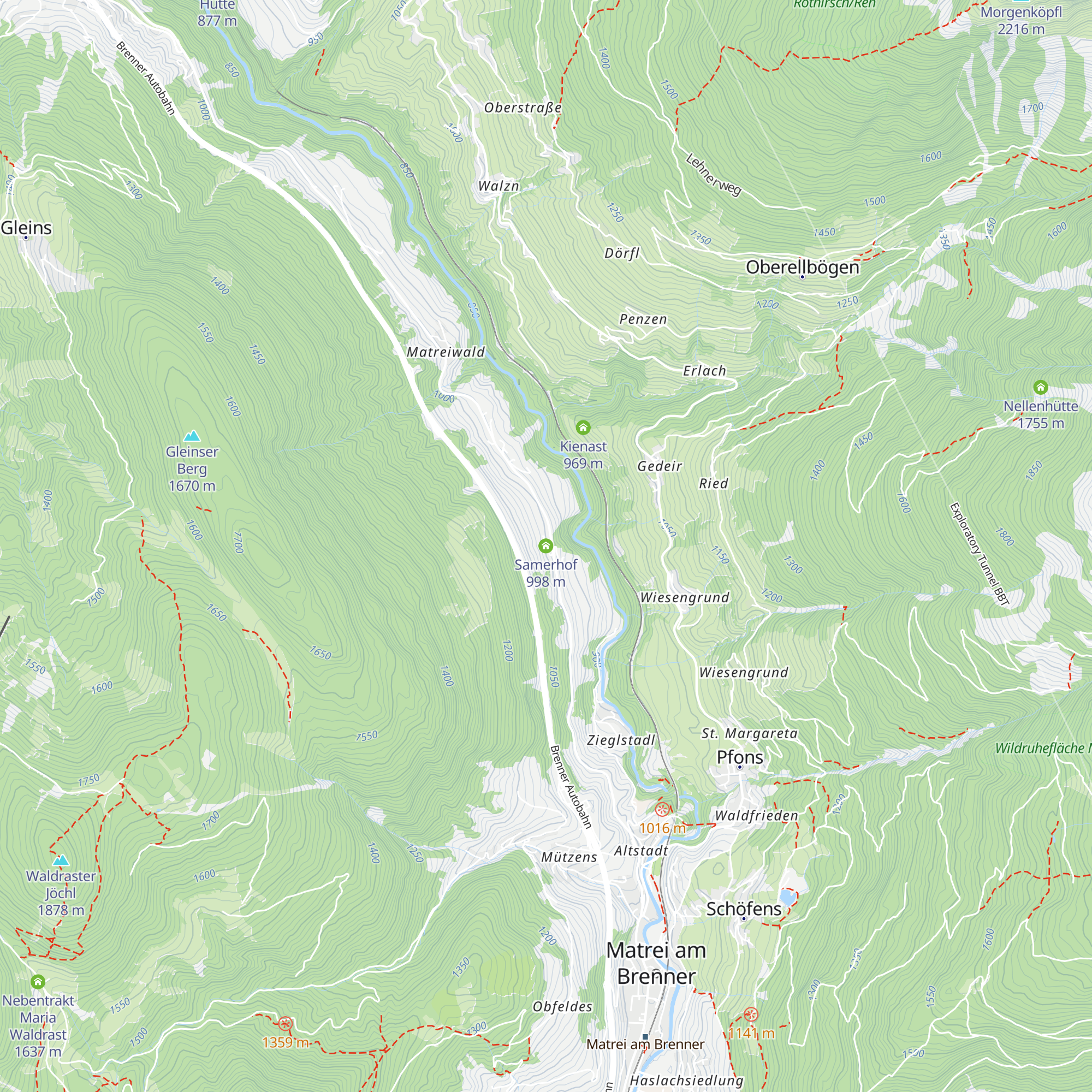 Samerhof map