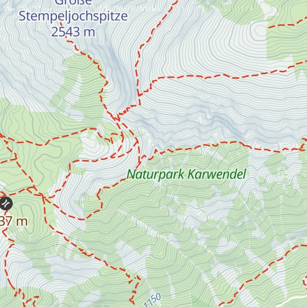 Map of Pfeiserspitze