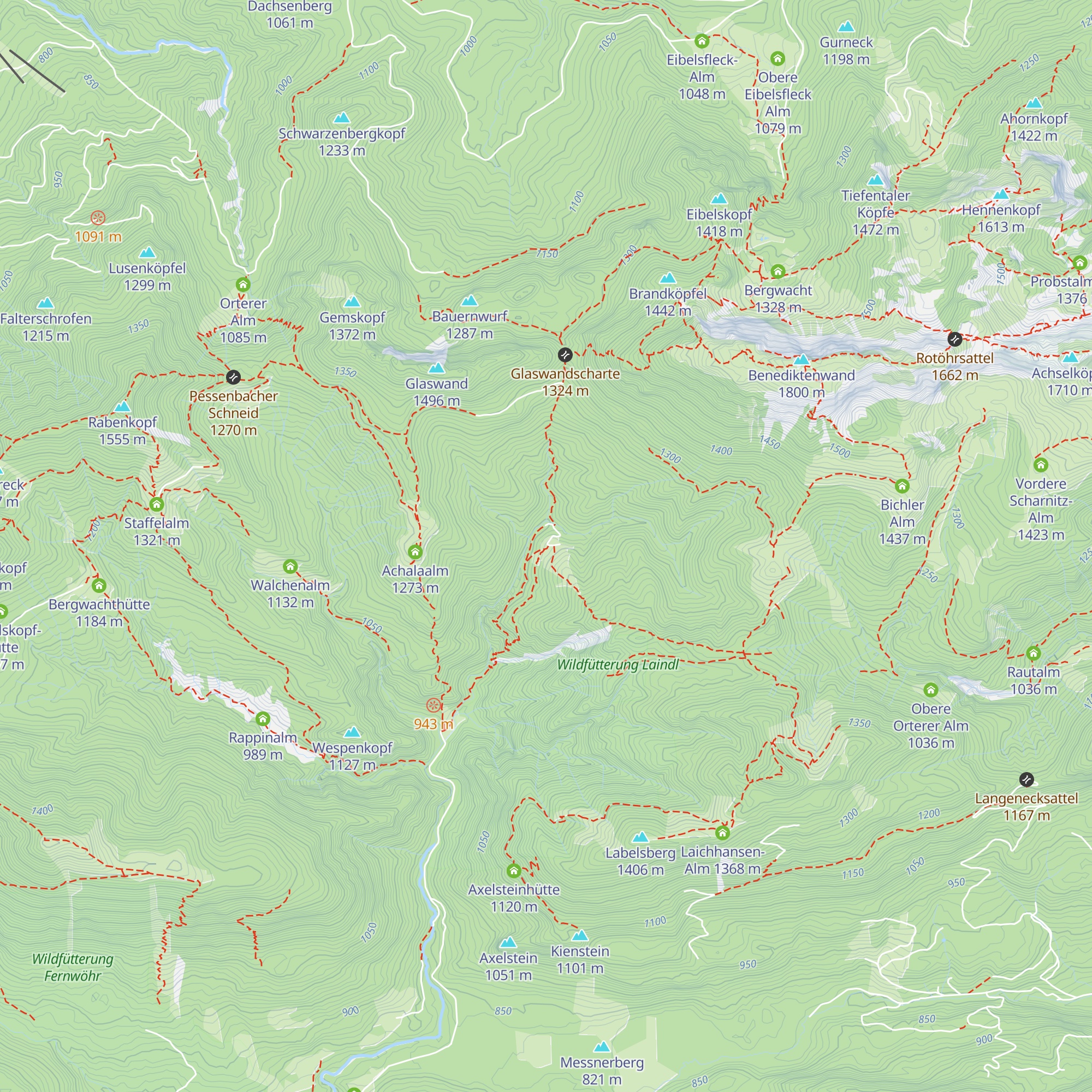Petereralm map