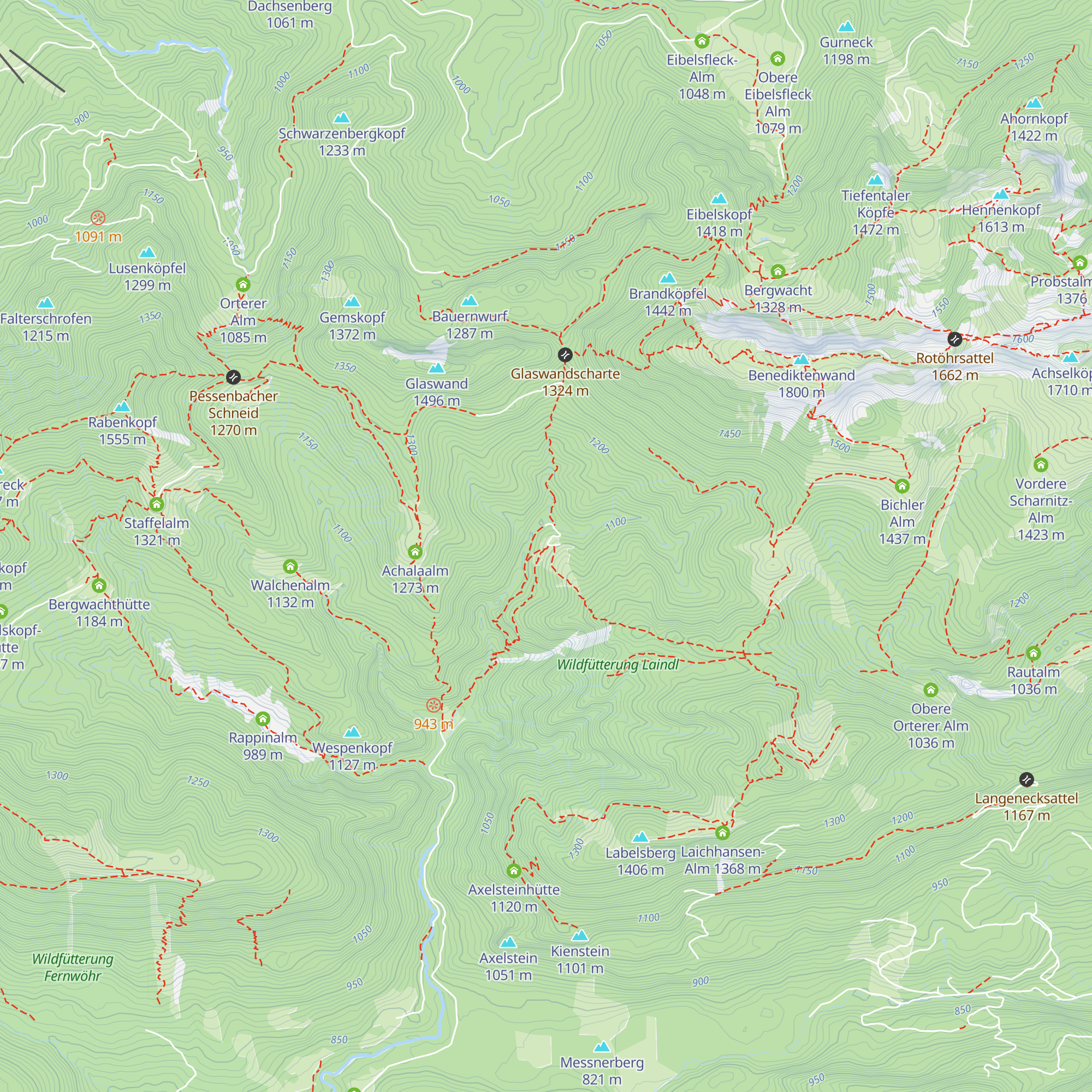 Petereralm map