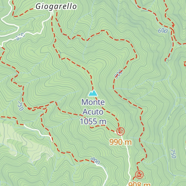 Map of Monte Acuto