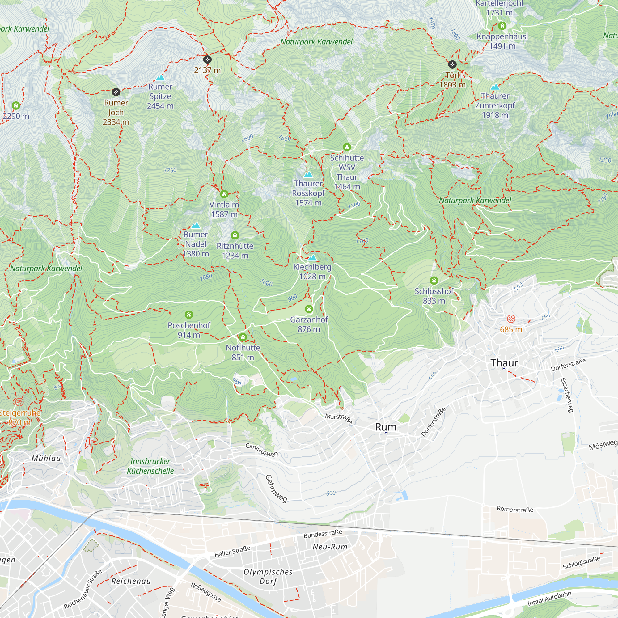 Garzanhof map