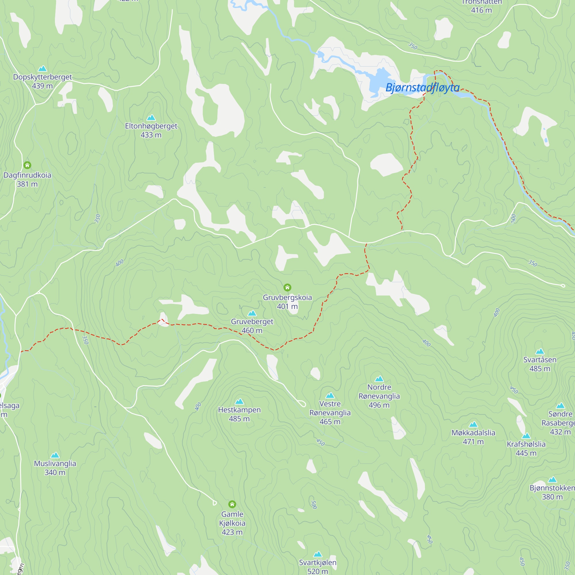 Gruvbergskoia map