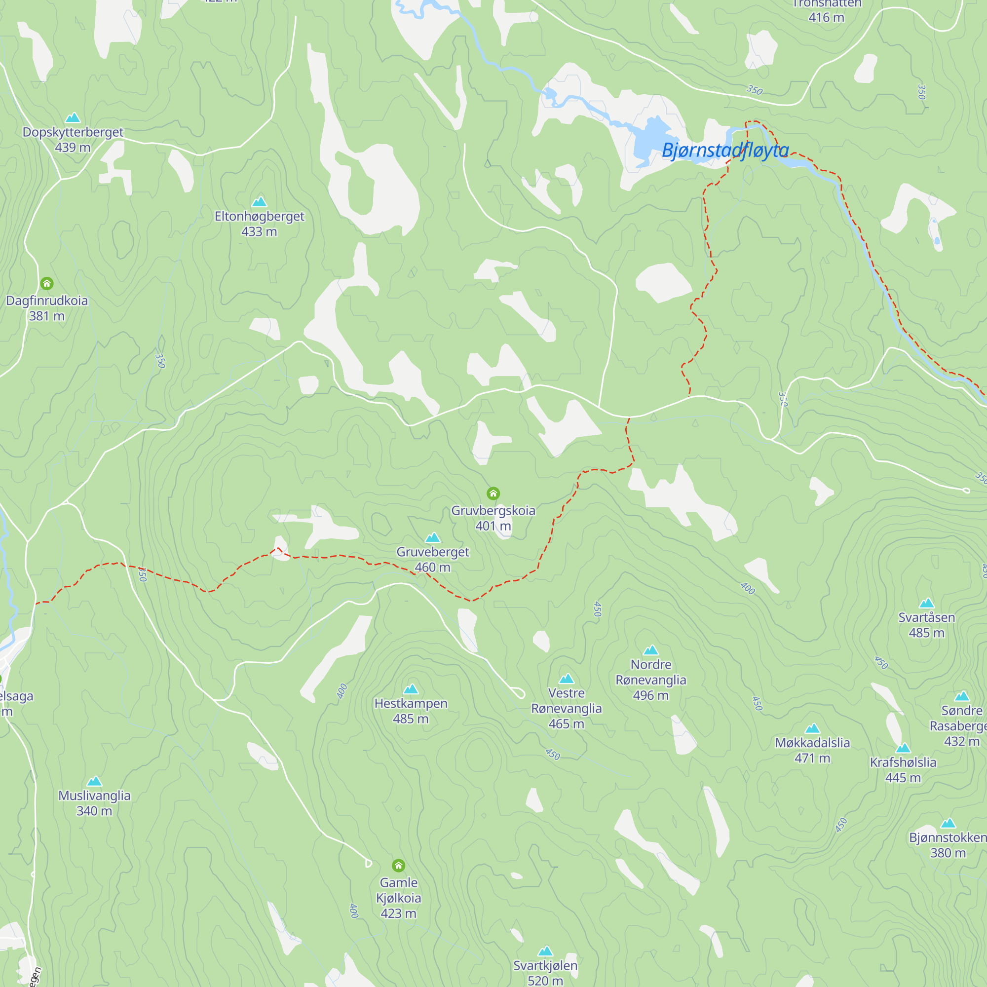 Gruvbergskoia map