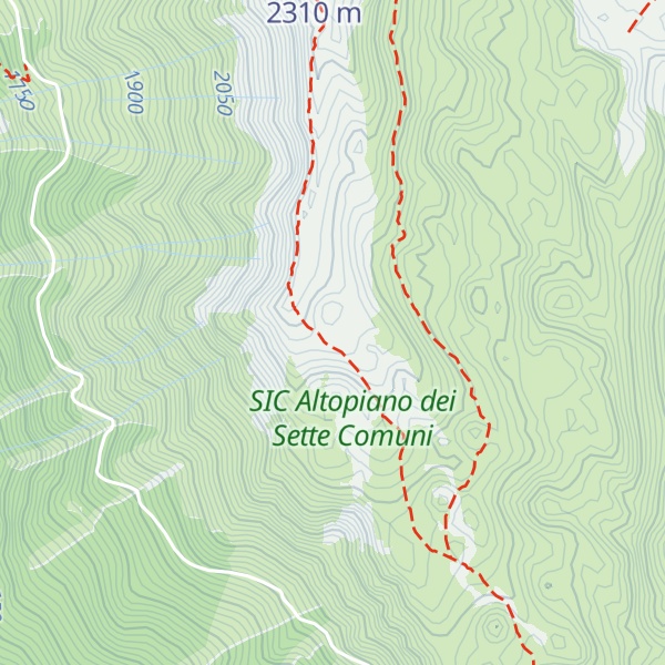 Map of Cornetti di Bocchetta Portule